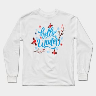 Hello Winter Long Sleeve T-Shirt